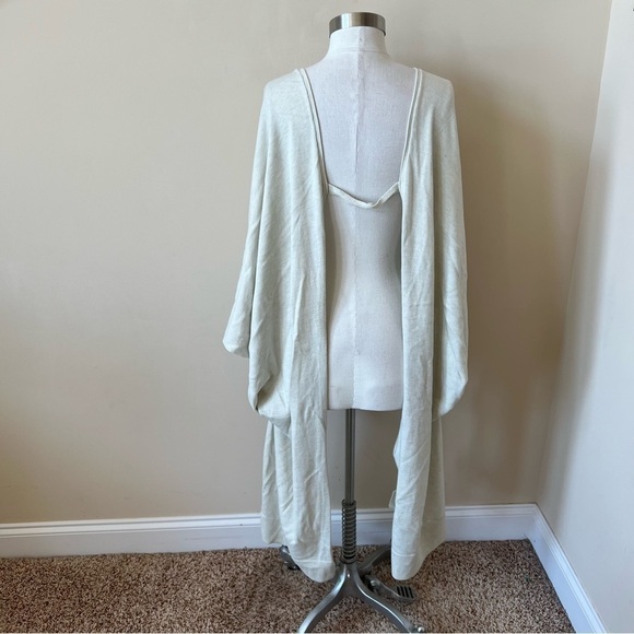 Lululemon free to coast poncho sweater heathered dove gray 13113 - Picture 11 of 13
